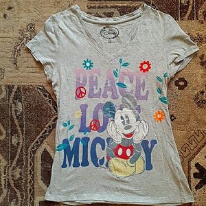 Disney Mickey Peace & Love Shirt